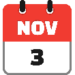 November 3 icon