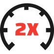 2X Speed Speedometer icon