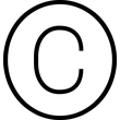 Copyright Outline icon