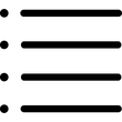 List Round Bullet Outline