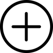 Plus Round Line icon