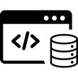 Database Web App Code icon