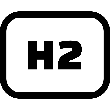 H2 Heading Rectangle icon