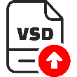 Upload Vsd icon