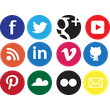 Social Icons Transparent Background icon