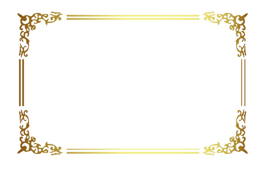 golden frame border png