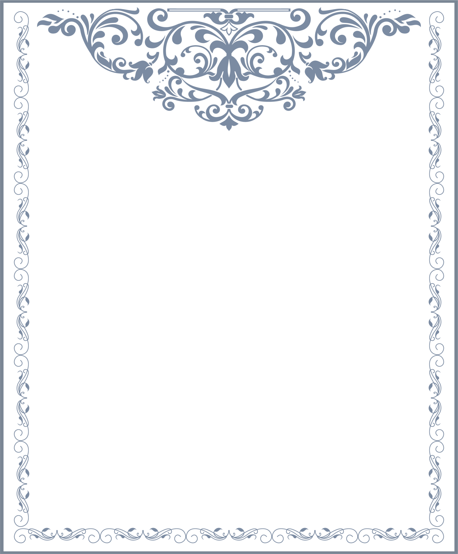 fancy white border png