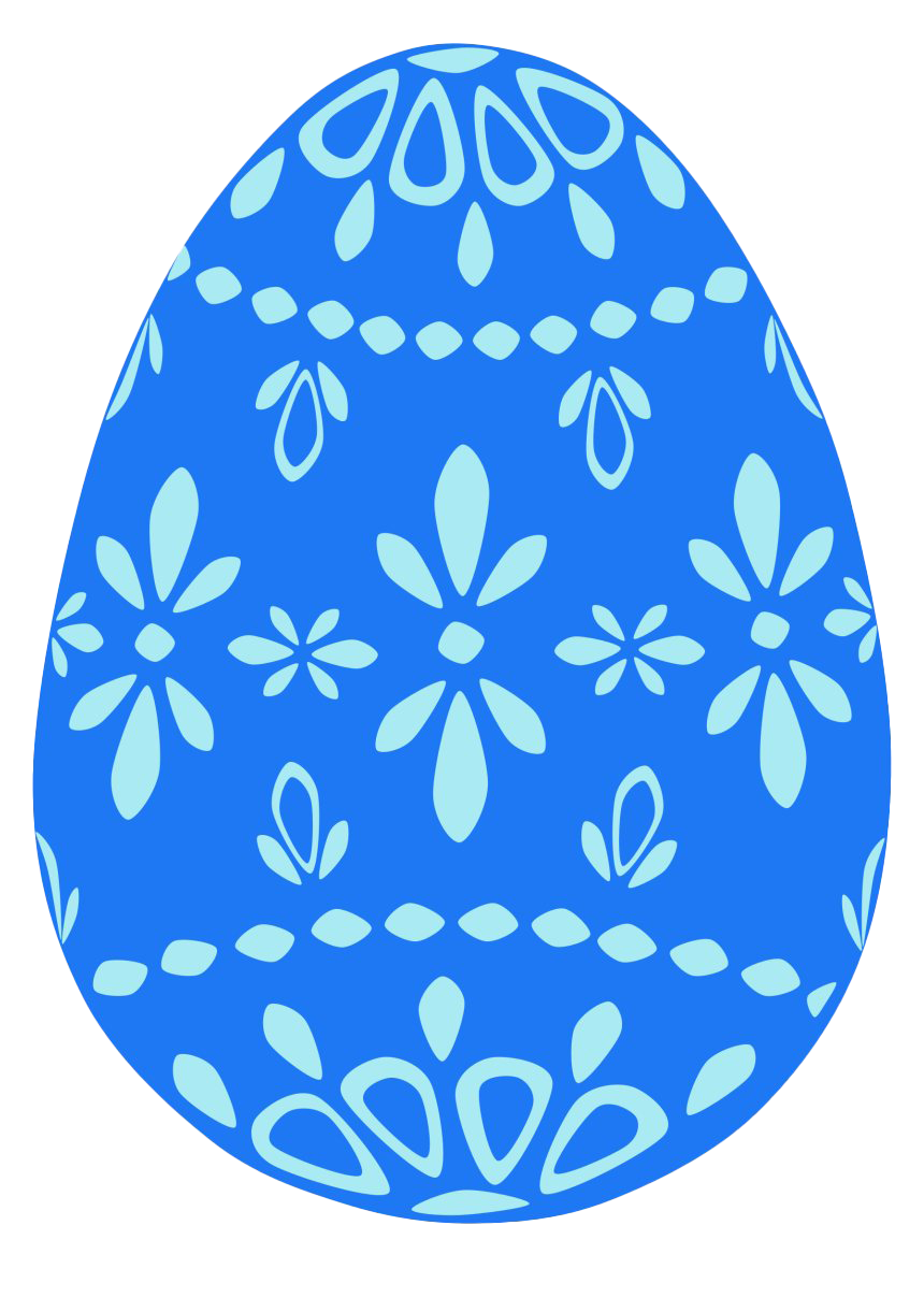 Blue Easter Egg PNG Clipart​  Gallery Yopriceville - High-Quality