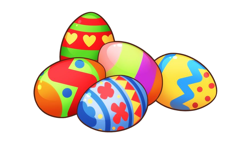 easter eggs color 19582386 PNG