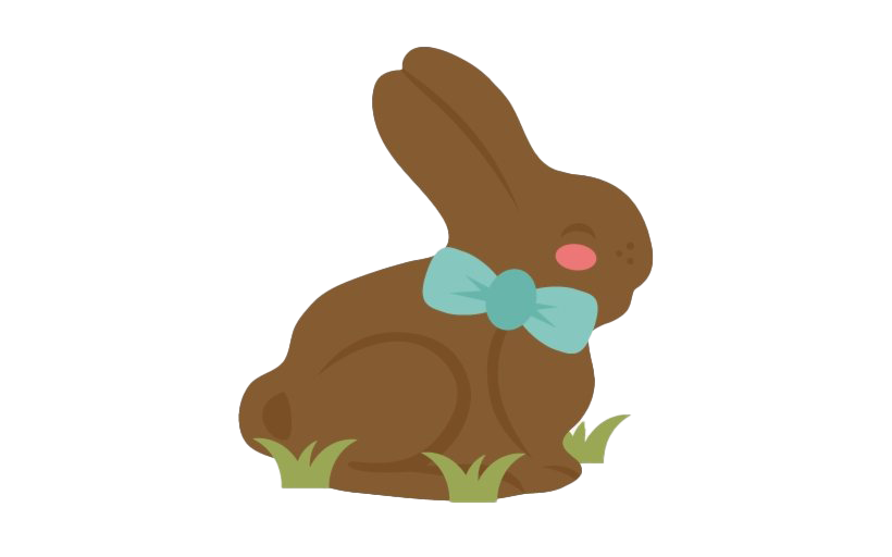 chocolate bunny clip art