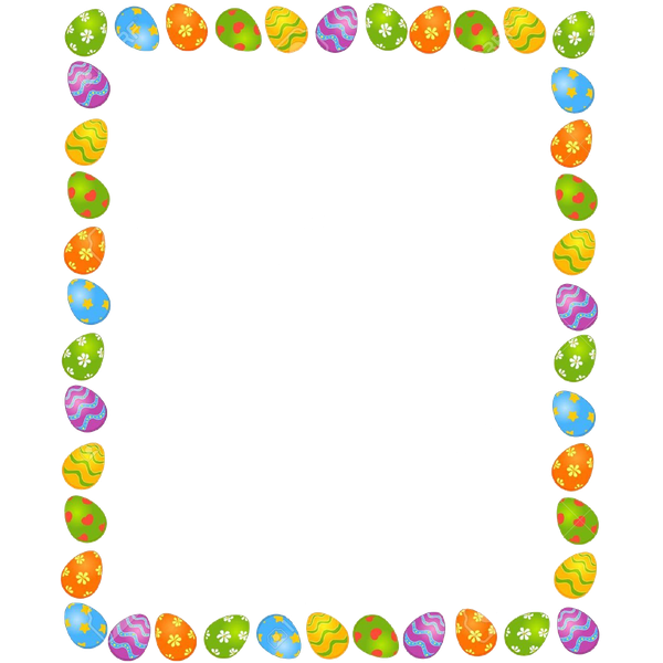 easter egg page border