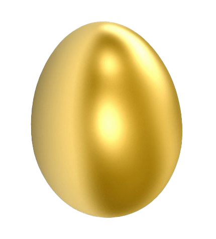 Gold Easter Egg PNG Images & PSDs for Download