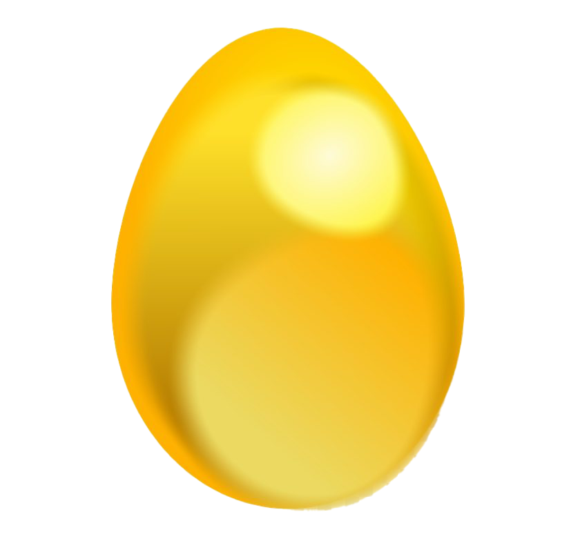 Golden Easter Egg PNG Transparent Images Free Download