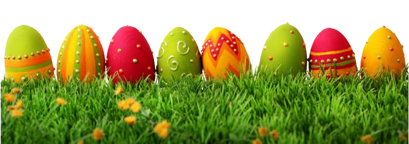 Easter Eggs On Grass PNG Image With Transparent Background png - Free PNG  Images