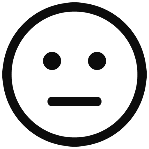 smiley face black and white png