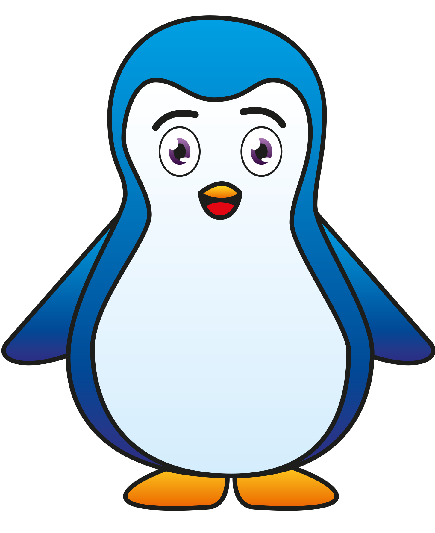 cute penguin clipart