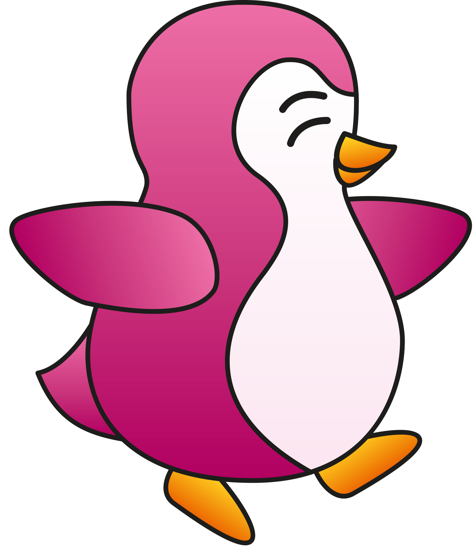 cute penguin clipart