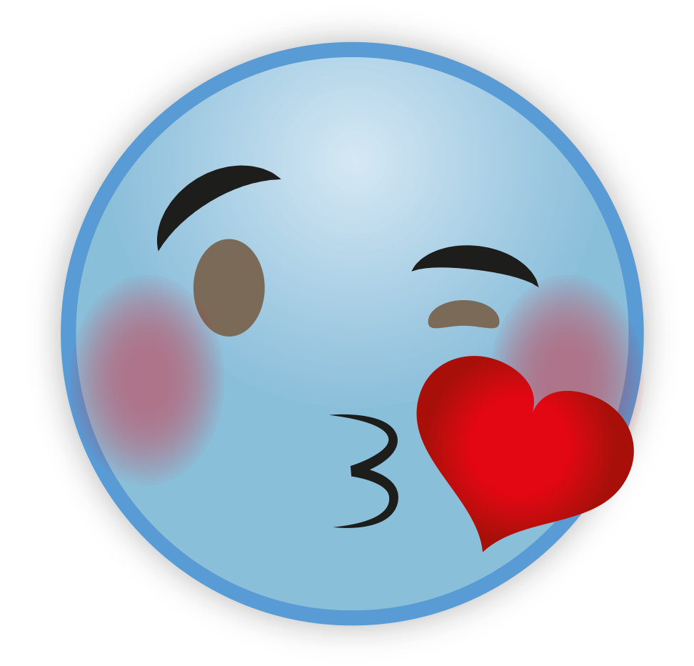 Download Blue Cute Sky Emoji Free Clipart HD HQ PNG Image | FreePNGImg