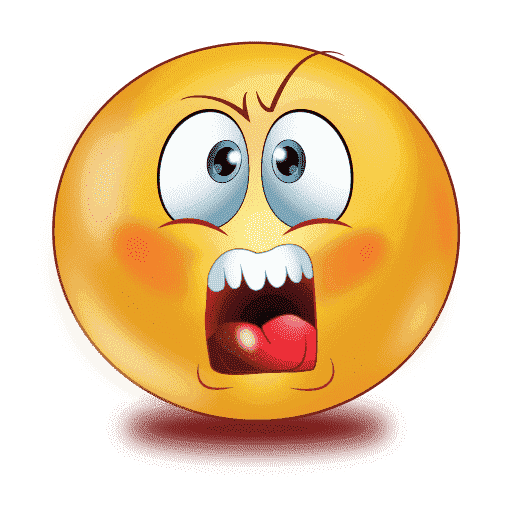 yelling smiley face clip art