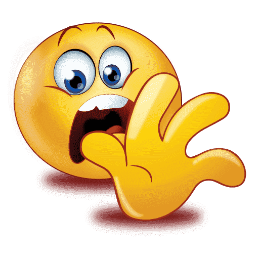 Scared Emoji PNG Transparent Images Free Download, Vector Files