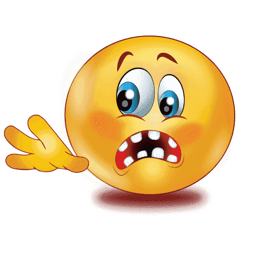 Scared Expression Clipart Transparent Background, Creative Cute