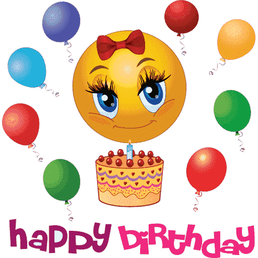 Happy Birthday Emoji In Whatsapp Download Emoji Birthday Happy Png Download Free Hq Png Image | Freepngimg