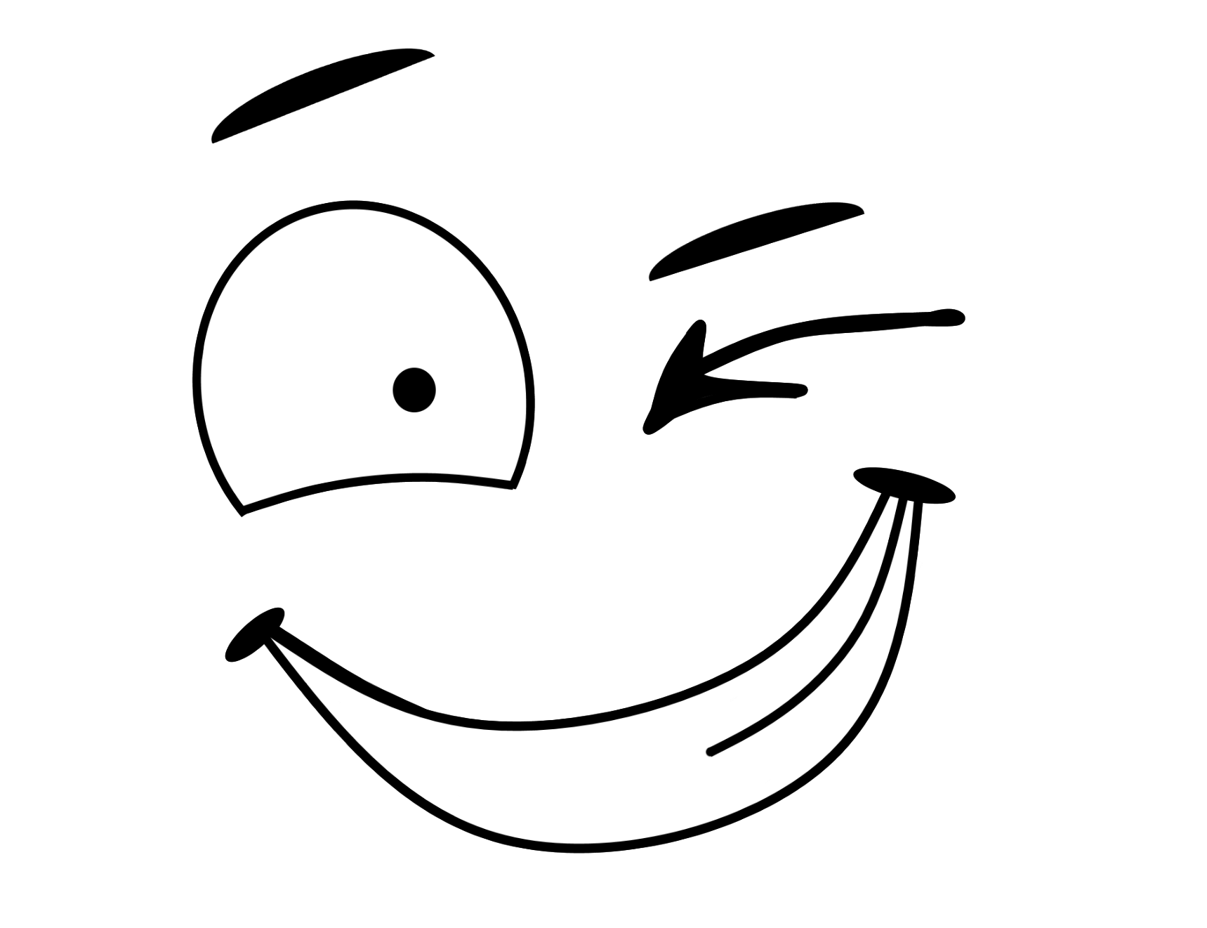 white happy face png