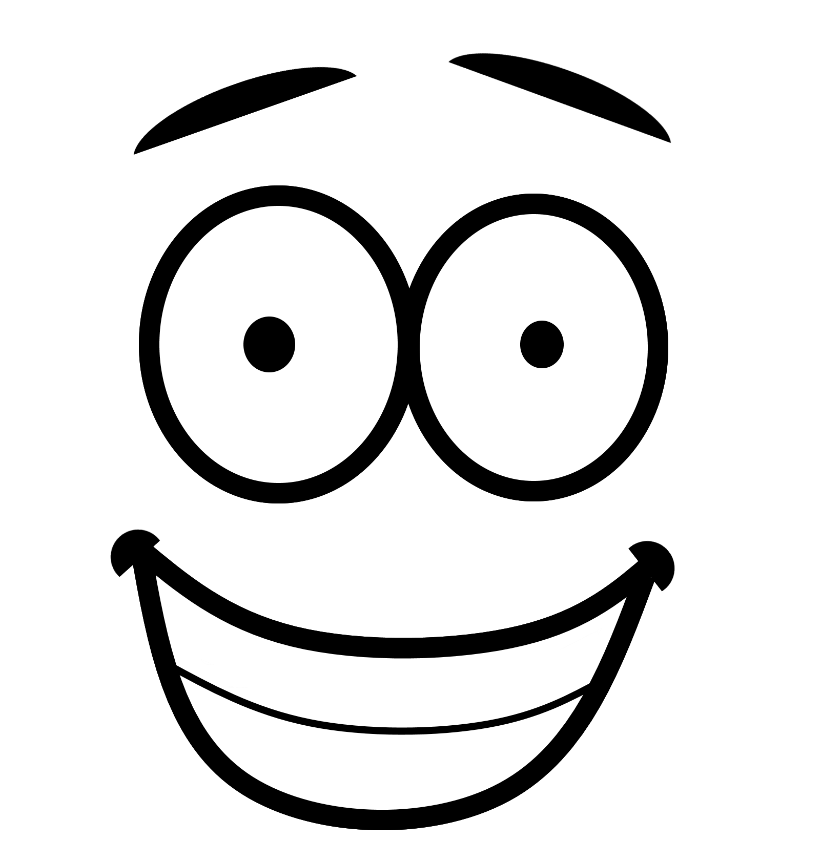 white happy face png