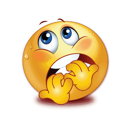 Transparent Scared Emoji Png - Cartoon Sad Face Png, Png Download
