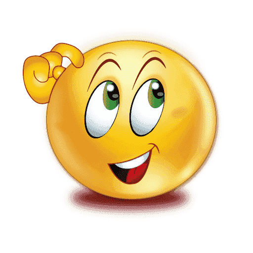 Thunk - Deformed Thinking Emoji, HD Png Download - vhv