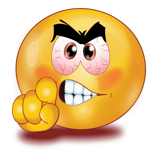 angry smiley face clip art