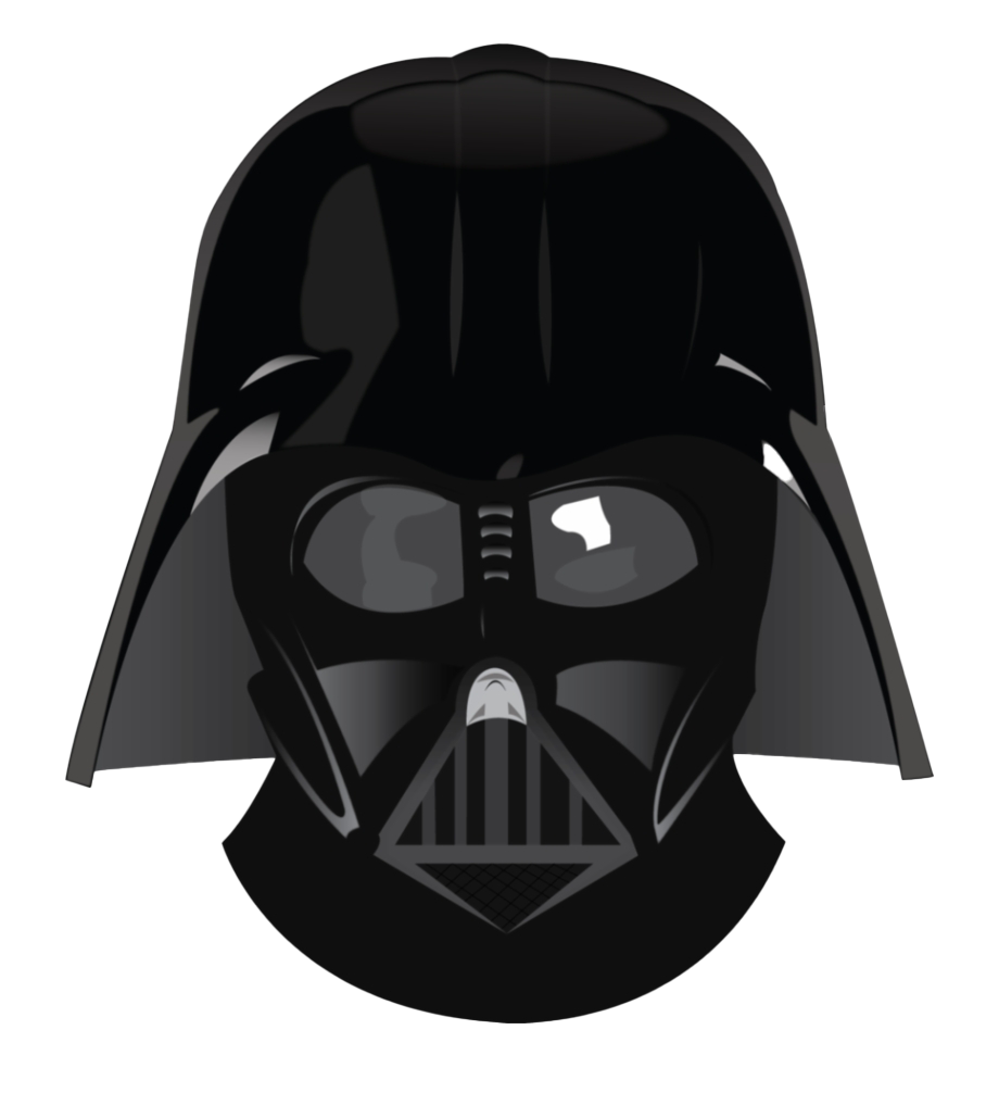 darth vader helmet vector