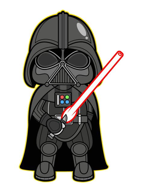 cute darth vader cartoon