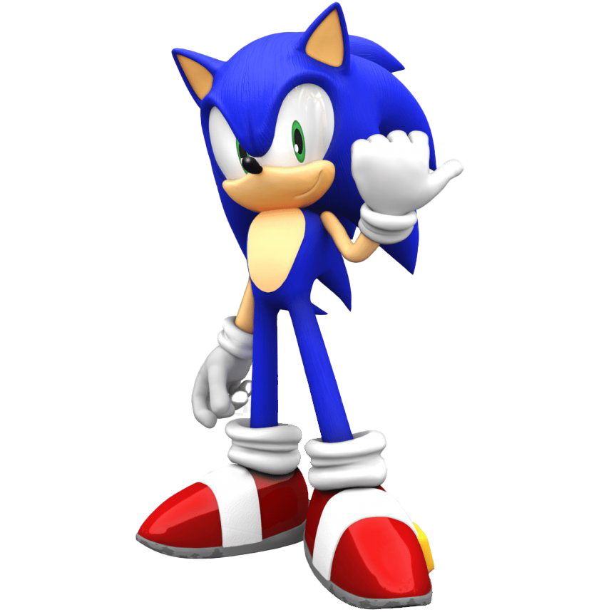 Sonic the Hedgehog transparent image download, size: 655x1219px