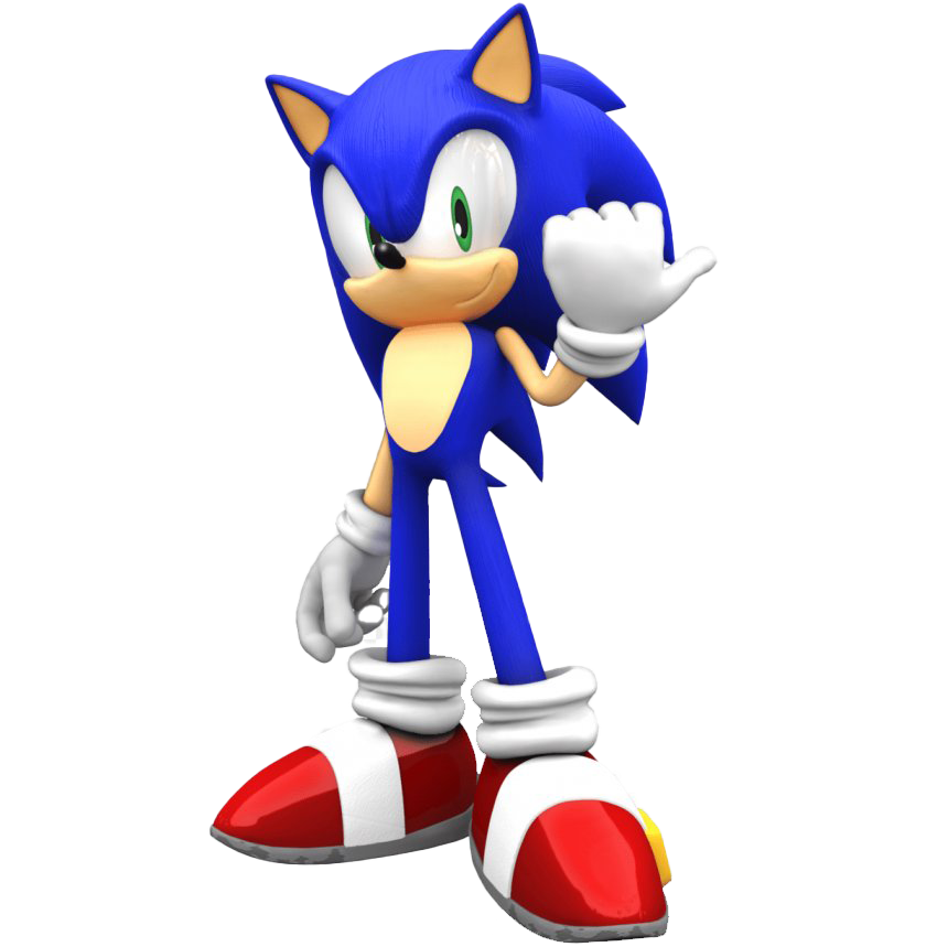 Sonic the Hedgehog transparent image download, size: 2824x3350px