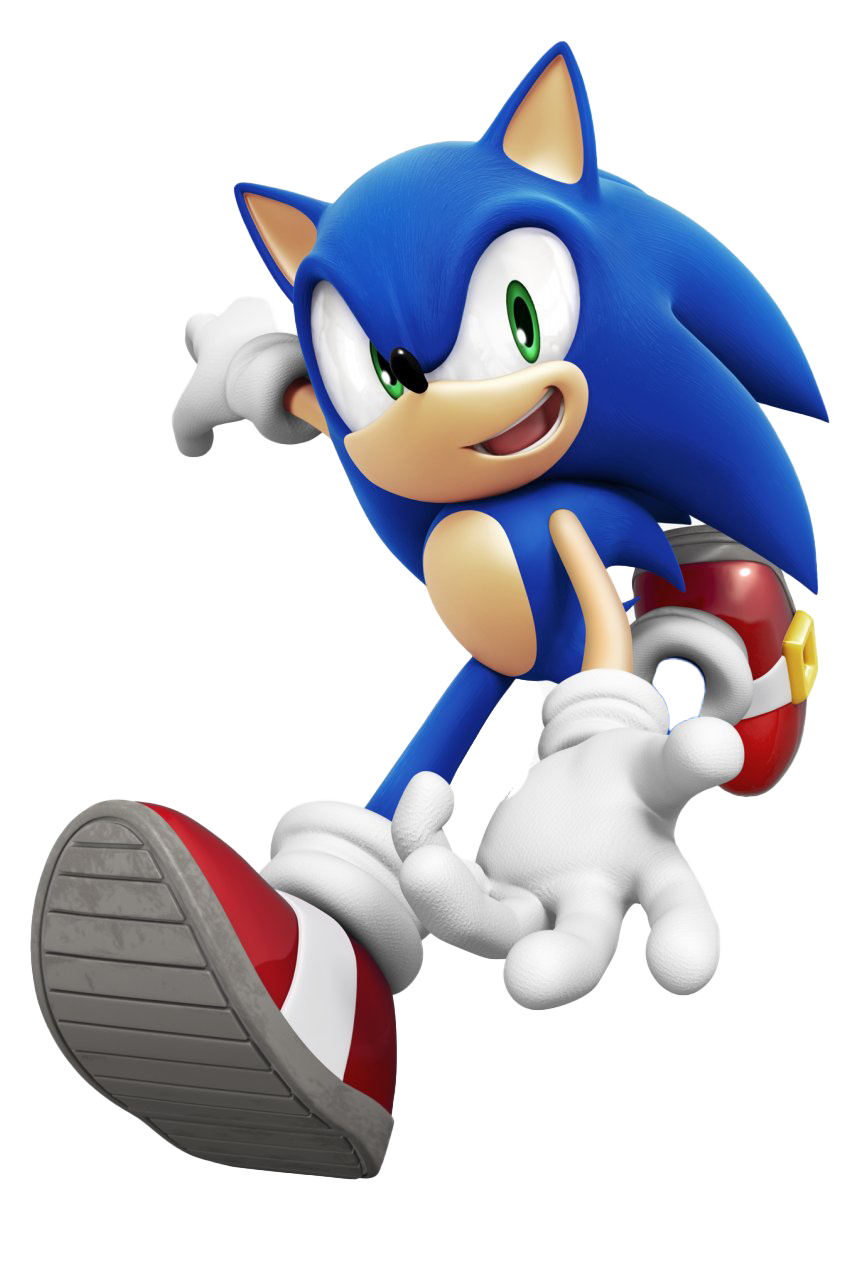 Sonic the Hedgehog transparent image download, size: 2824x3350px