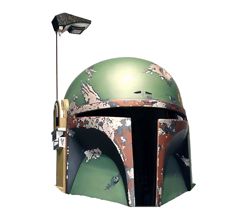 boba fett helmet vector