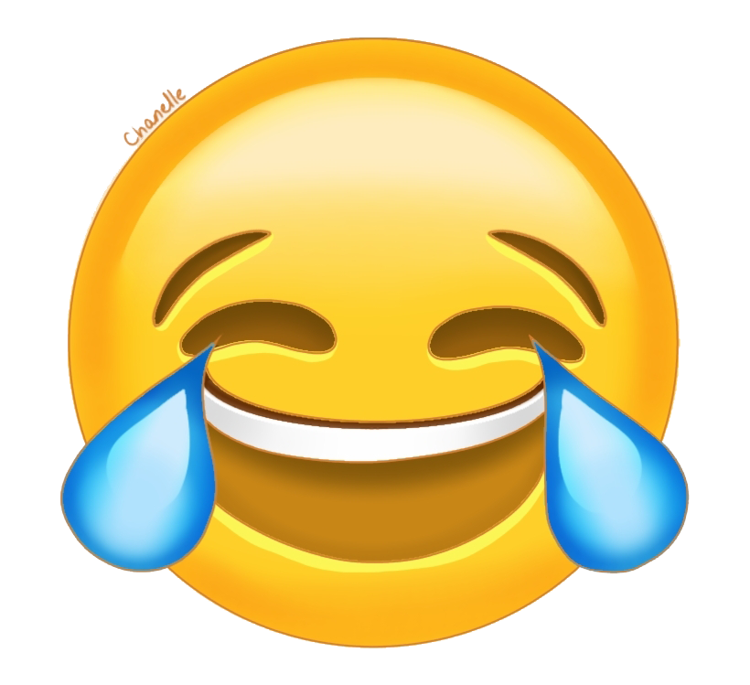 laughing emoji transparent background