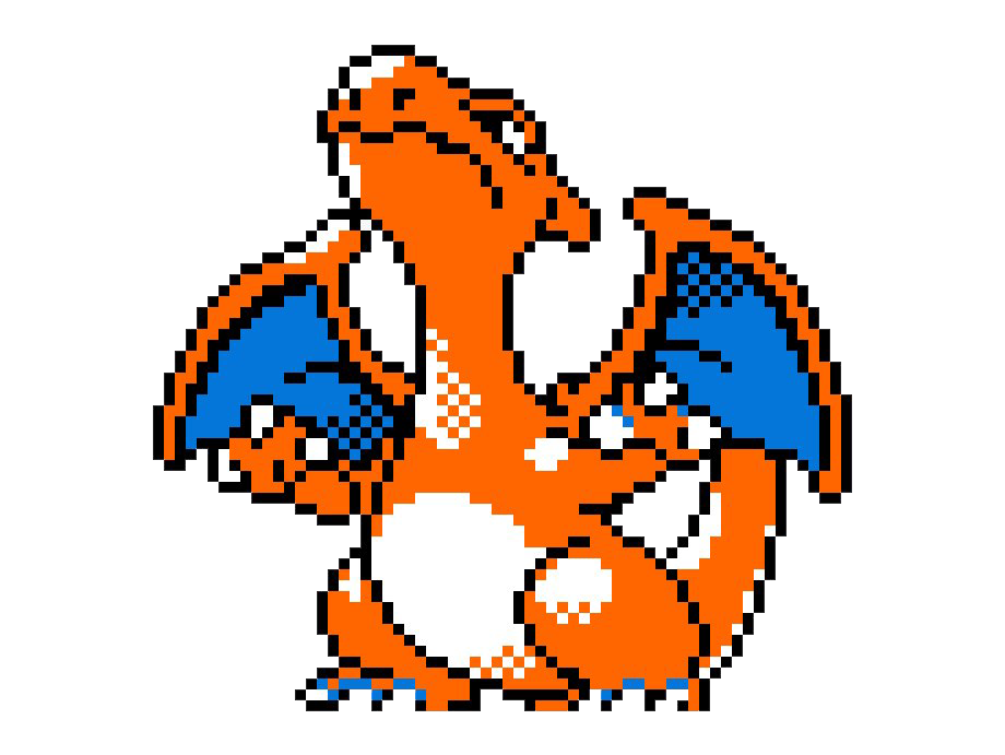 charizard sprite pixel