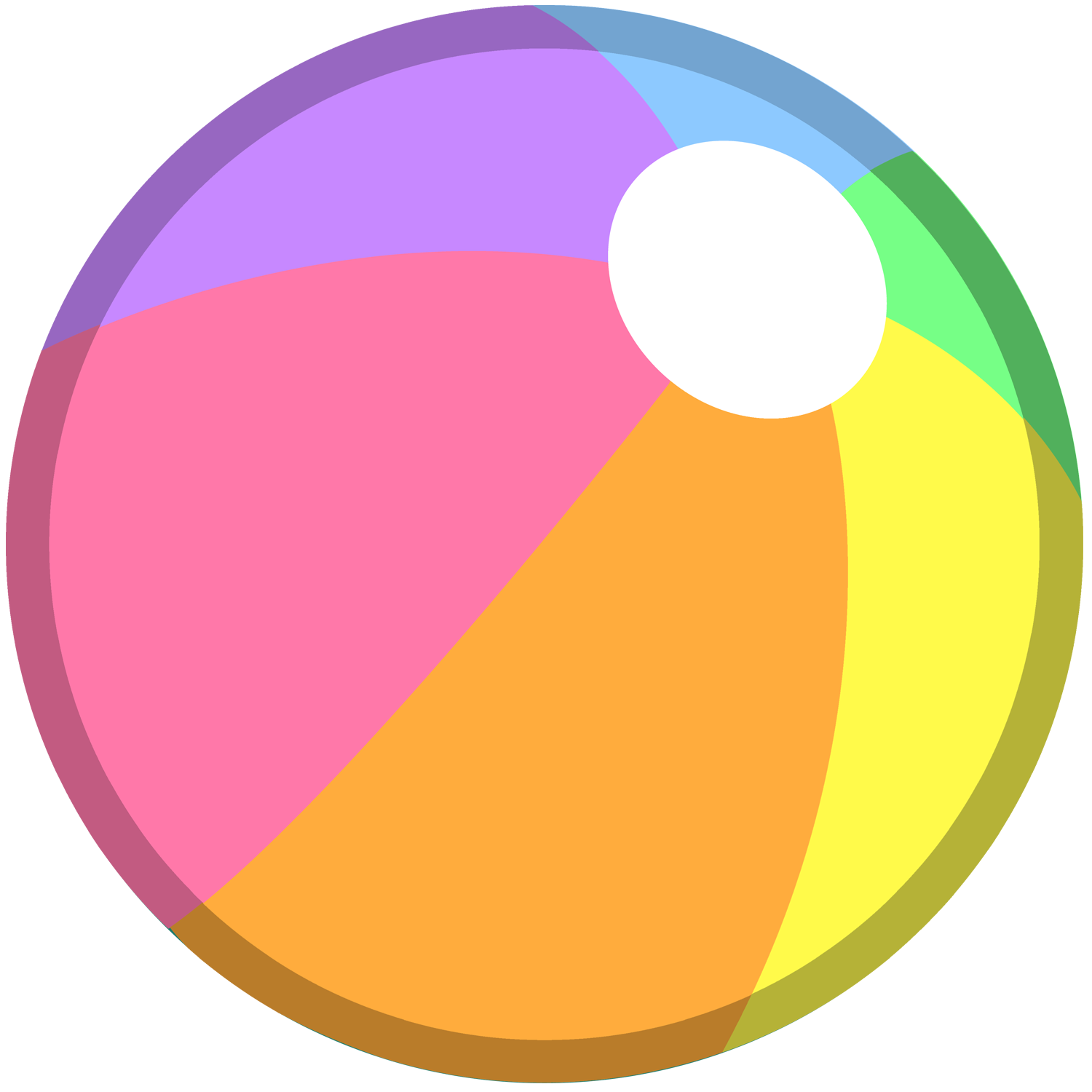 beach ball vector free download