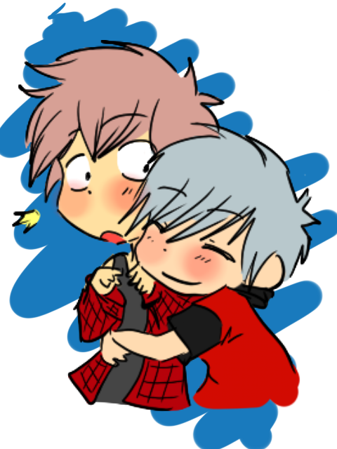 anime hug base friends