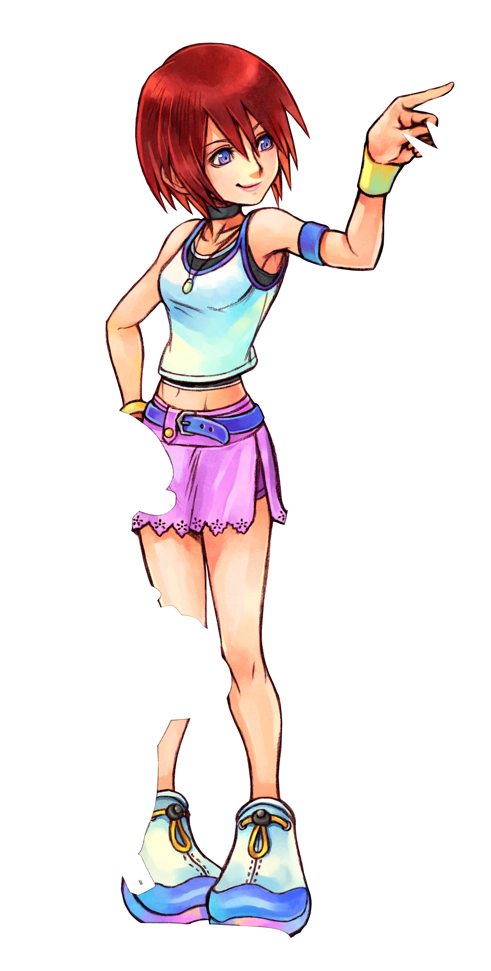 kingdom hearts concept art kairi