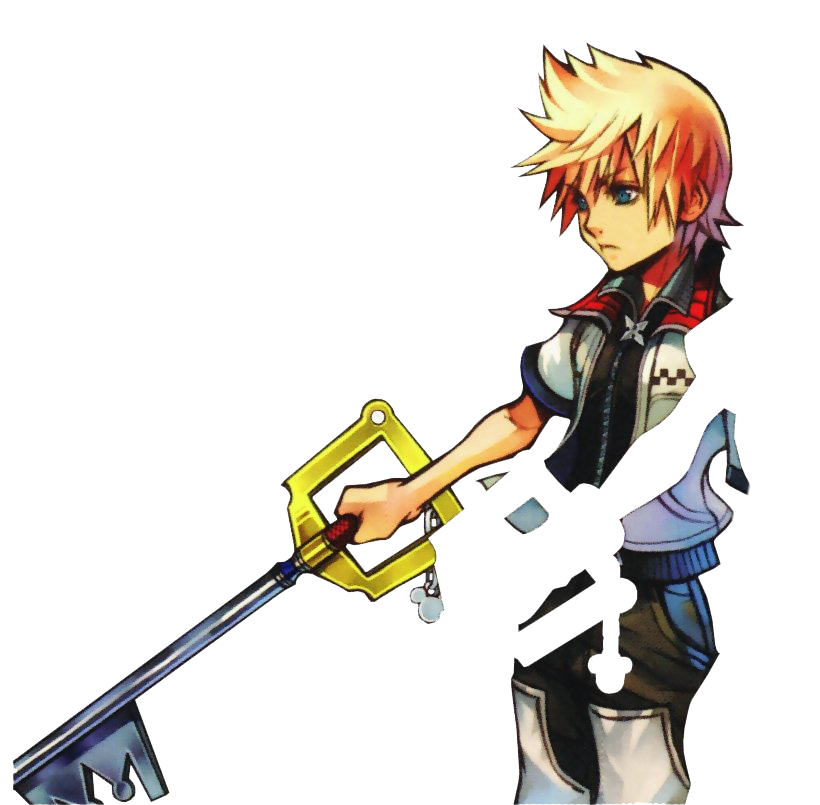 kingdom hearts roxas drawings