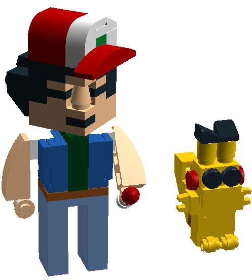 Download skin Ash from Pokemon free for Minecraft PE