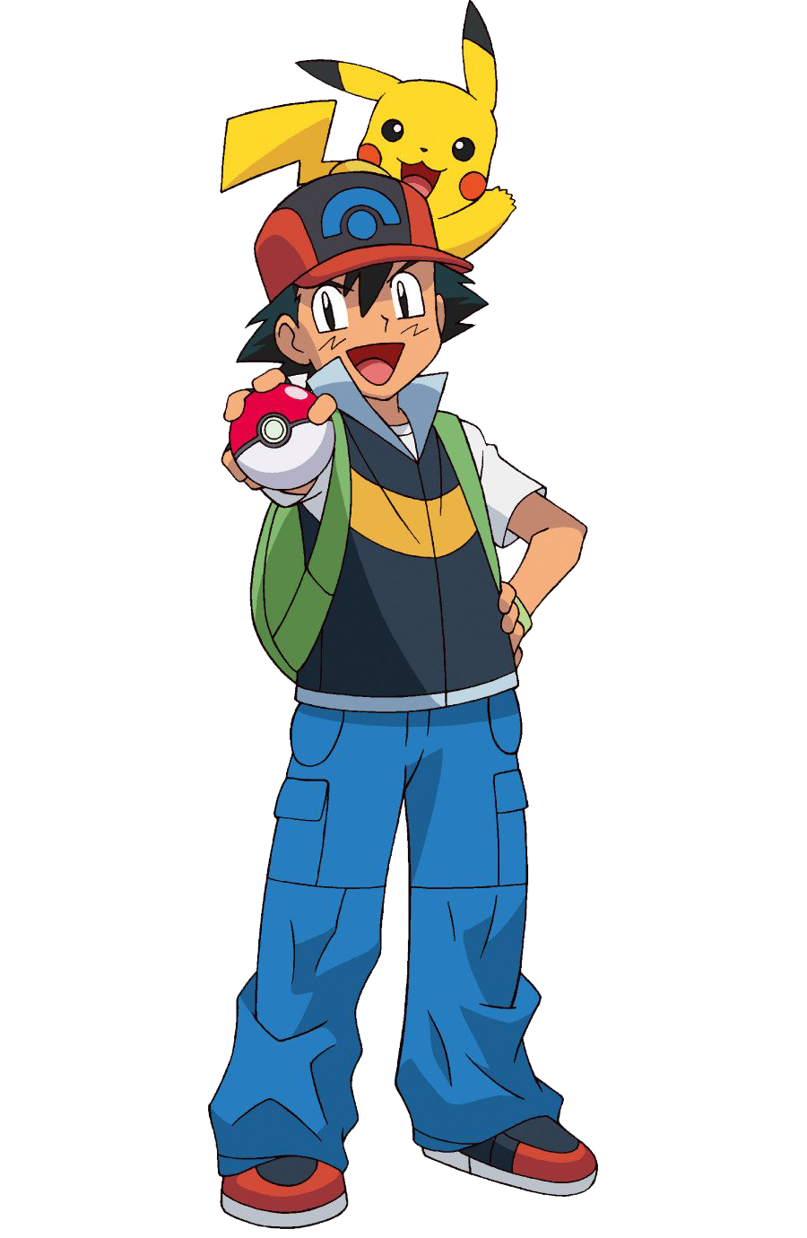 Ash Pokémon com Fundo Transparente - Baixe Aqui e Agora em PNG