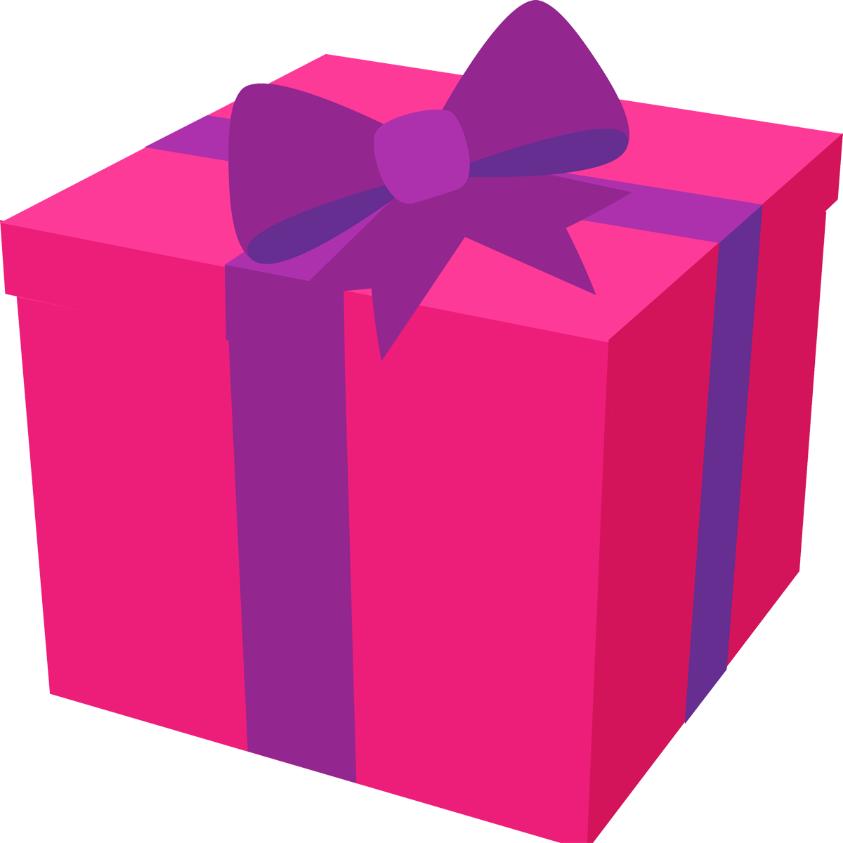 birthday present transparent background