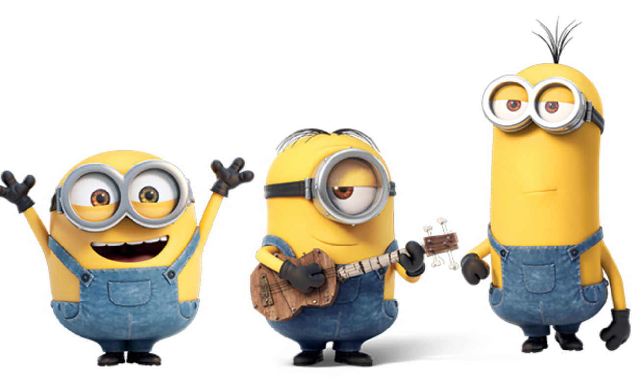 minions black background