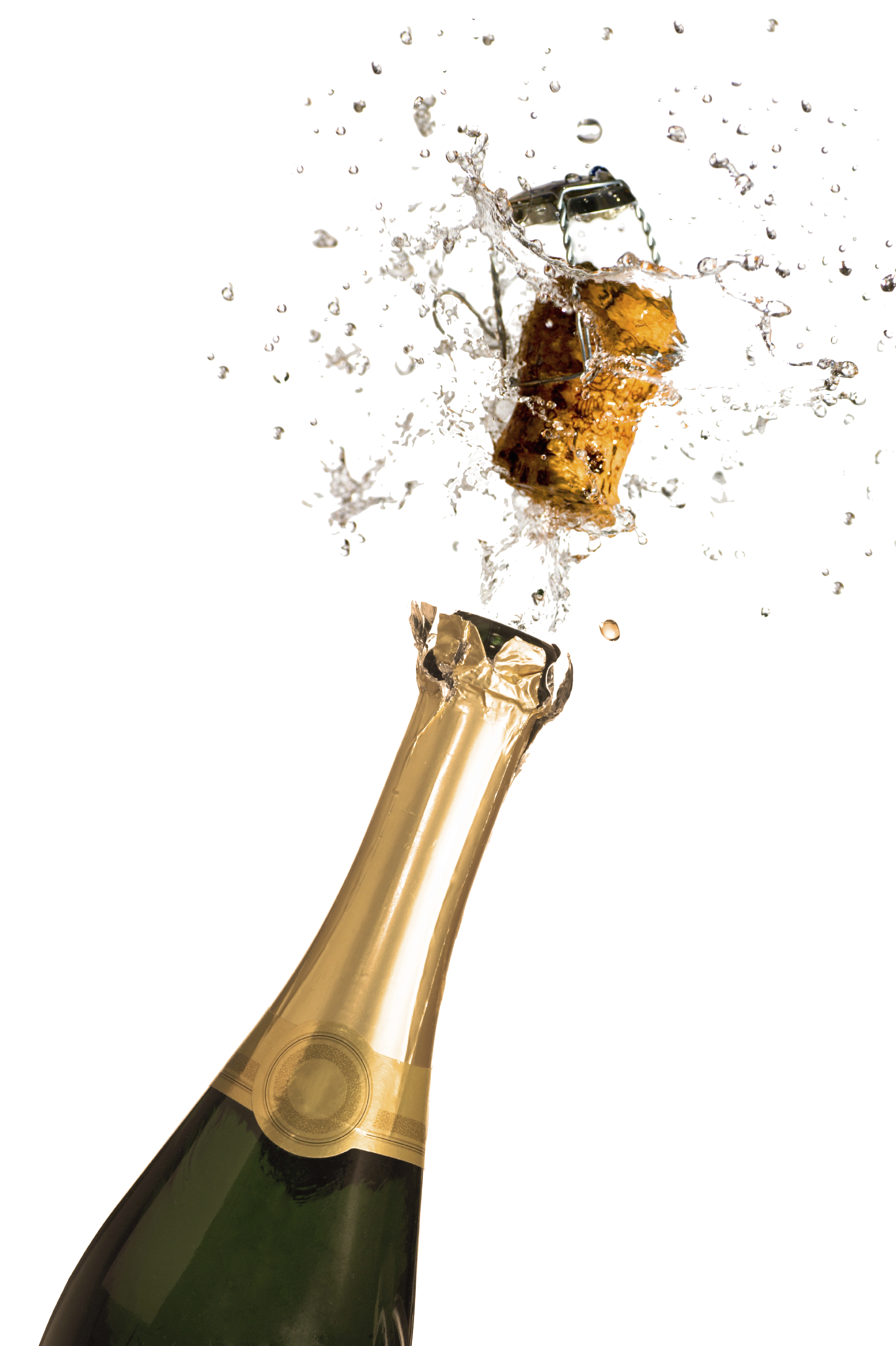 Celebration With Splashes Of Champagne Stock Photo - Download