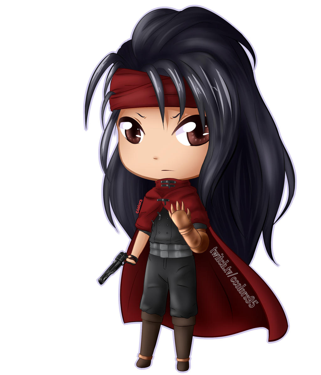 final fantasy vincent valentine chibi