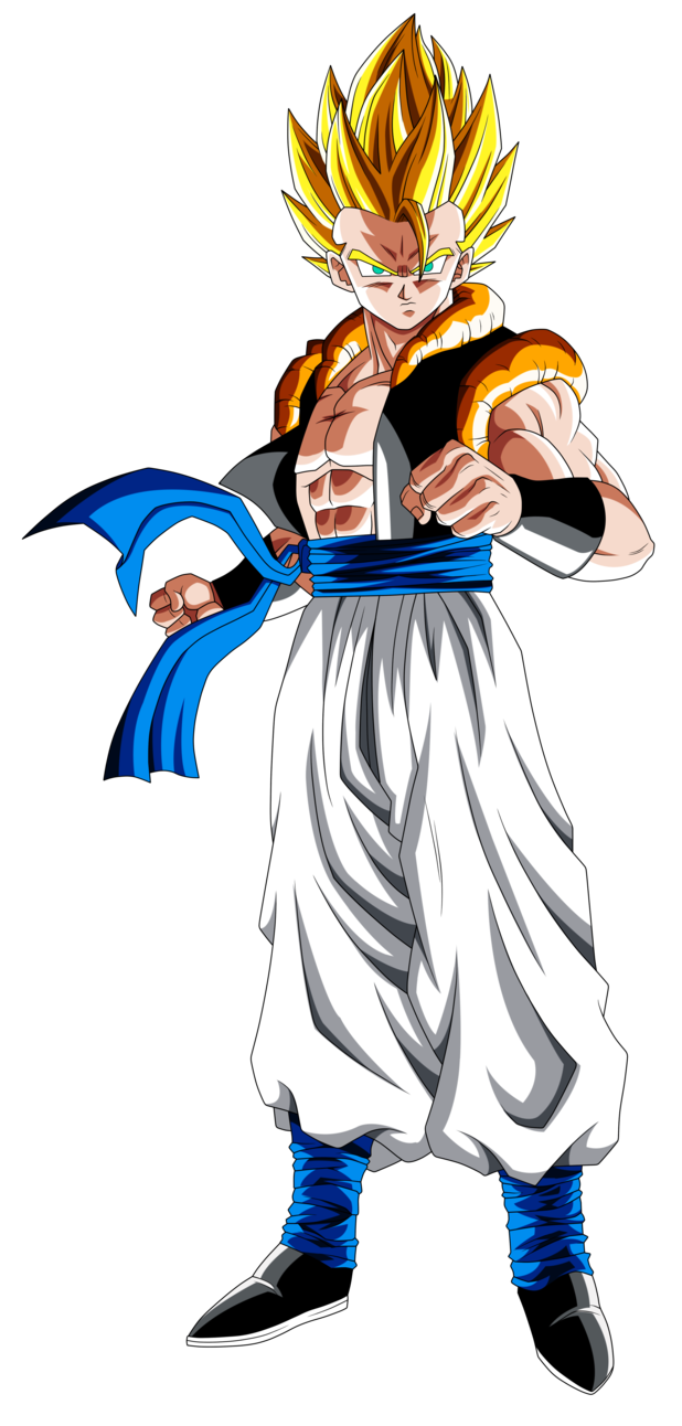 Gogeta Super Saiyan Blue transparent background PNG clipart